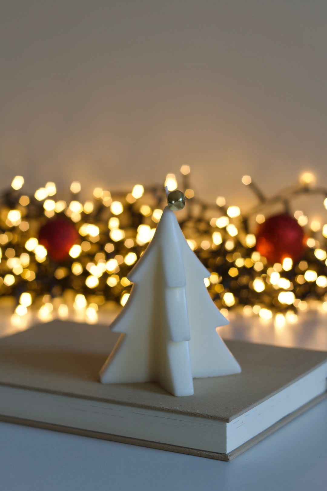 Klassieke kerstboom kaars