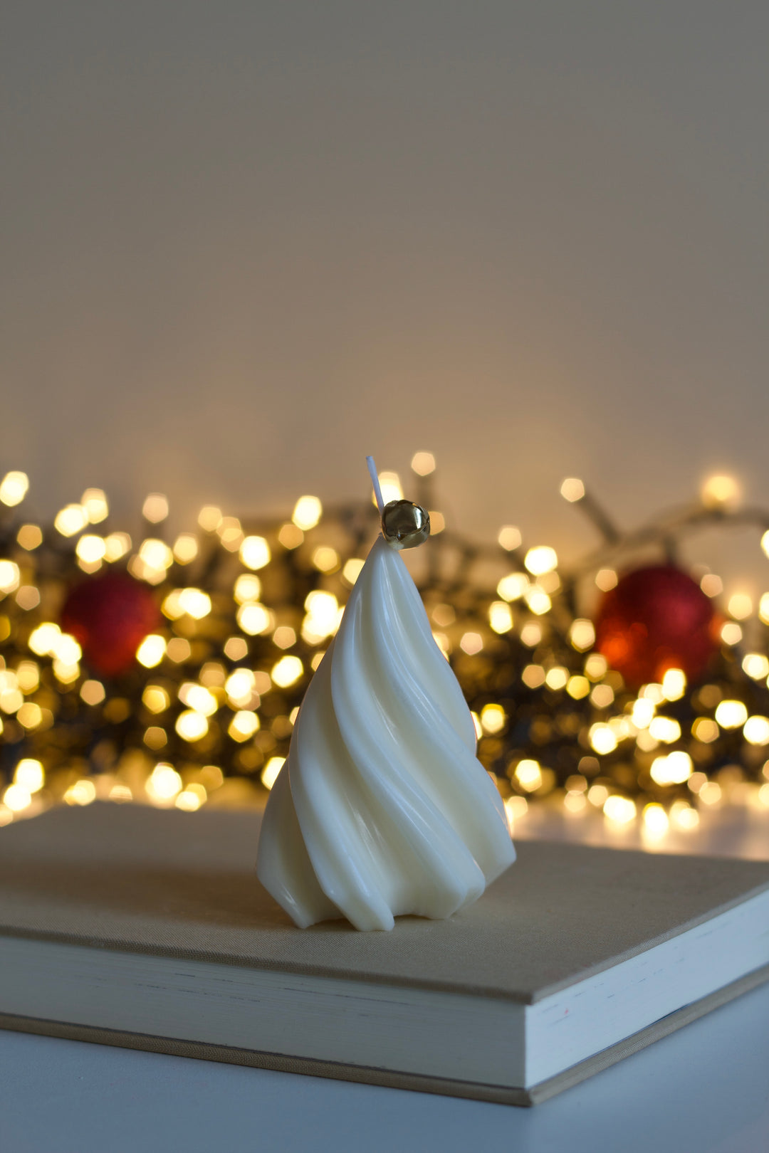 Kerstboom kaars spiraalvorm