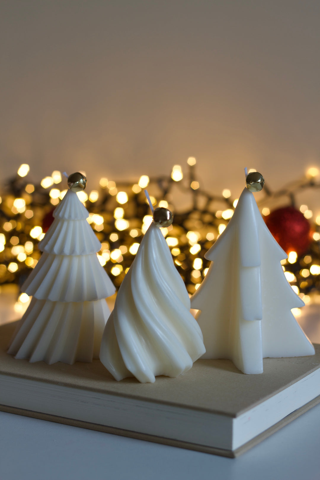 Kerstbomen kaarsen set