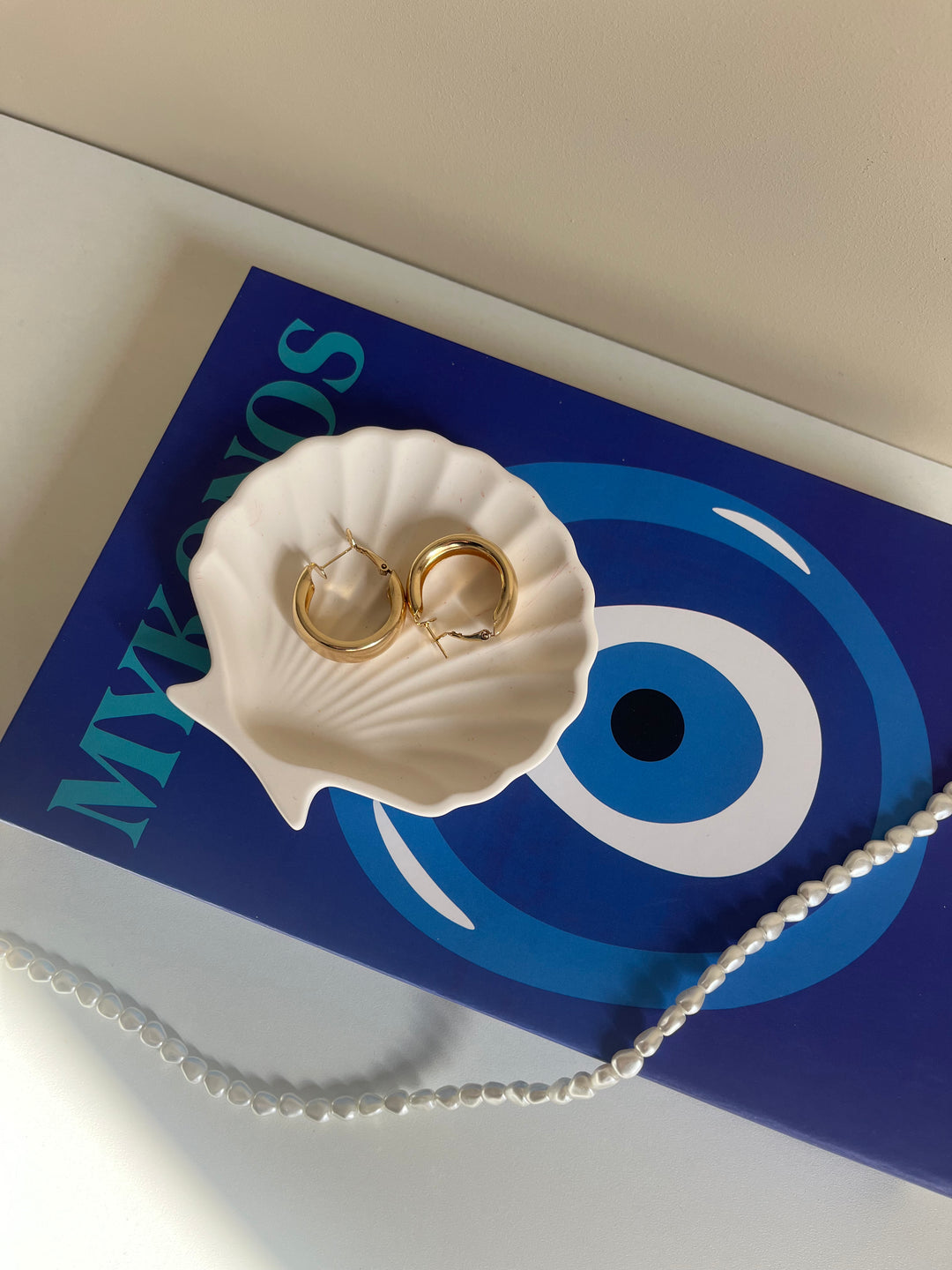 Handgemaakte sieraden schaaltje schelp