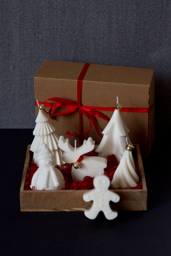 Kerst kaarsen set
