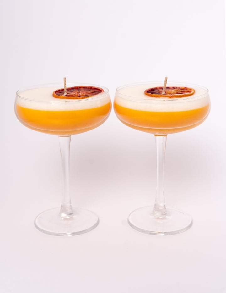 Cocktail kaarsen Duo set