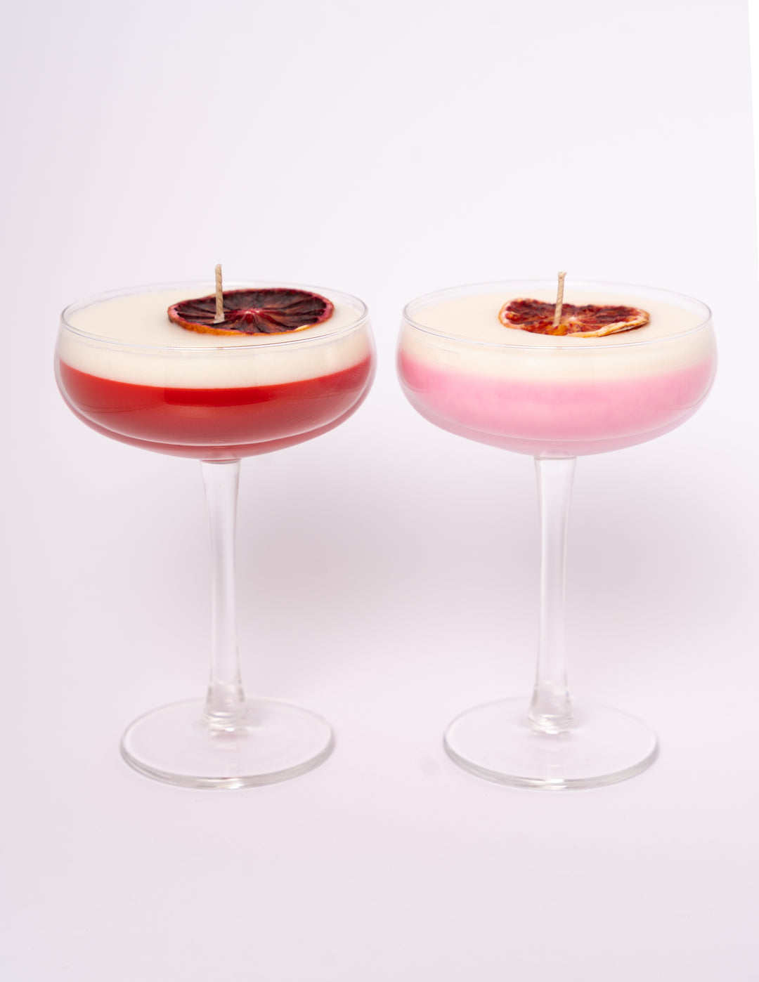 Cocktail kaarsen Duo set