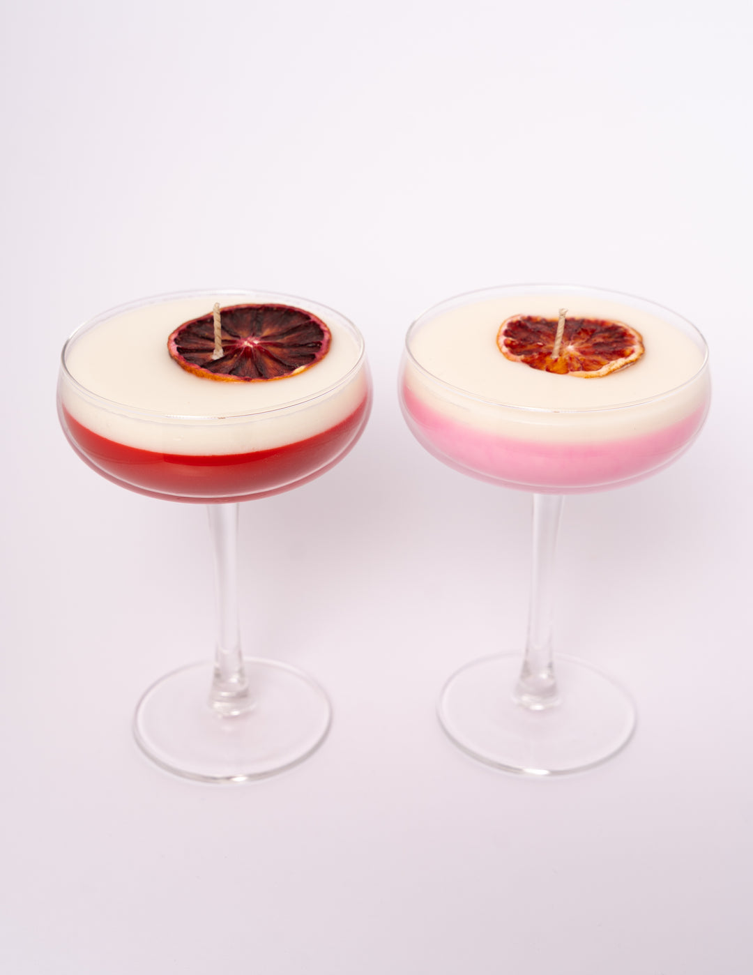 Cocktail kaarsen Duo set