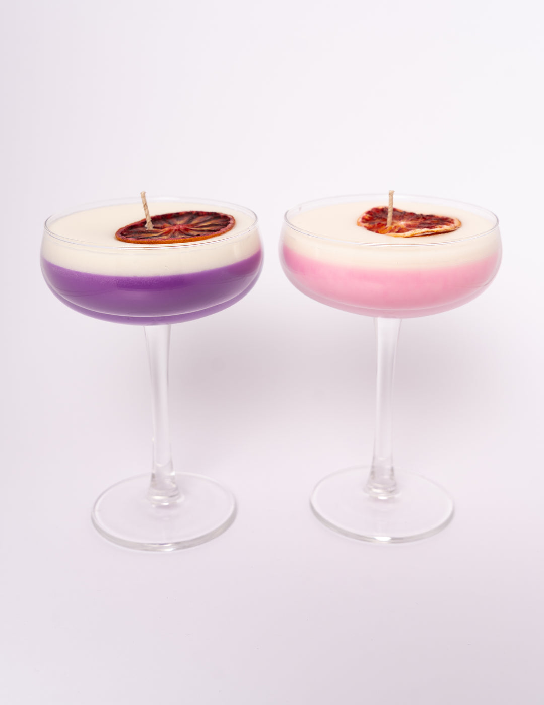 Cocktail kaarsen Duo set