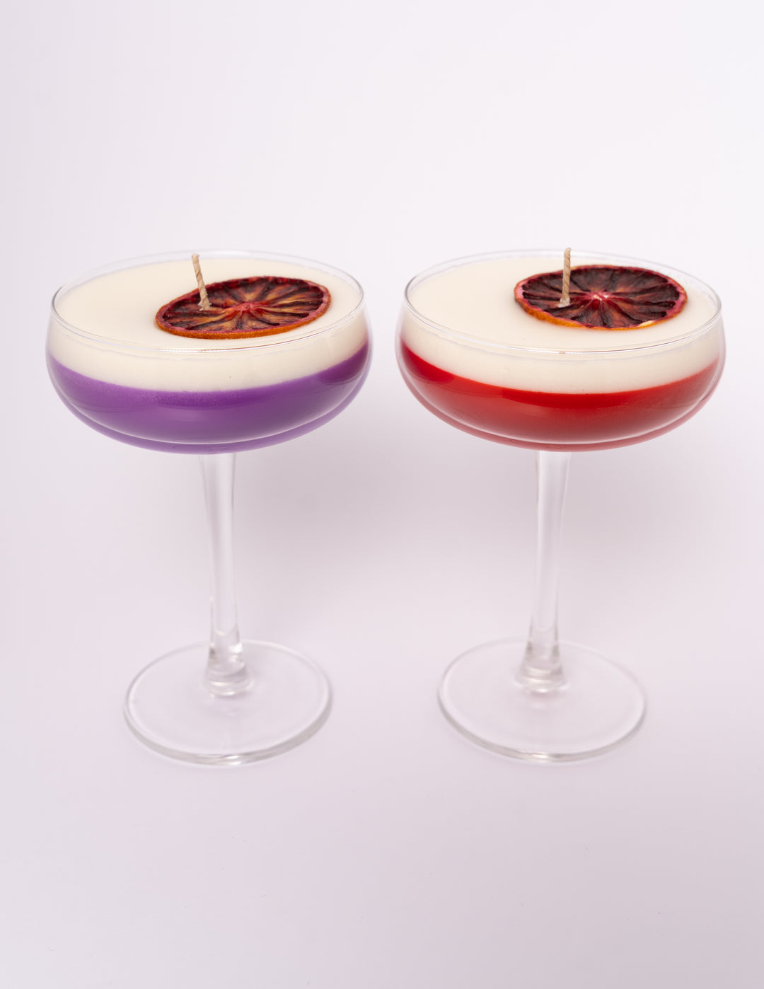 Cocktail kaarsen Duo set