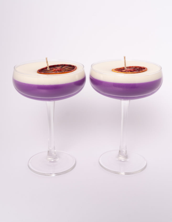 Cocktail kaarsen Duo set