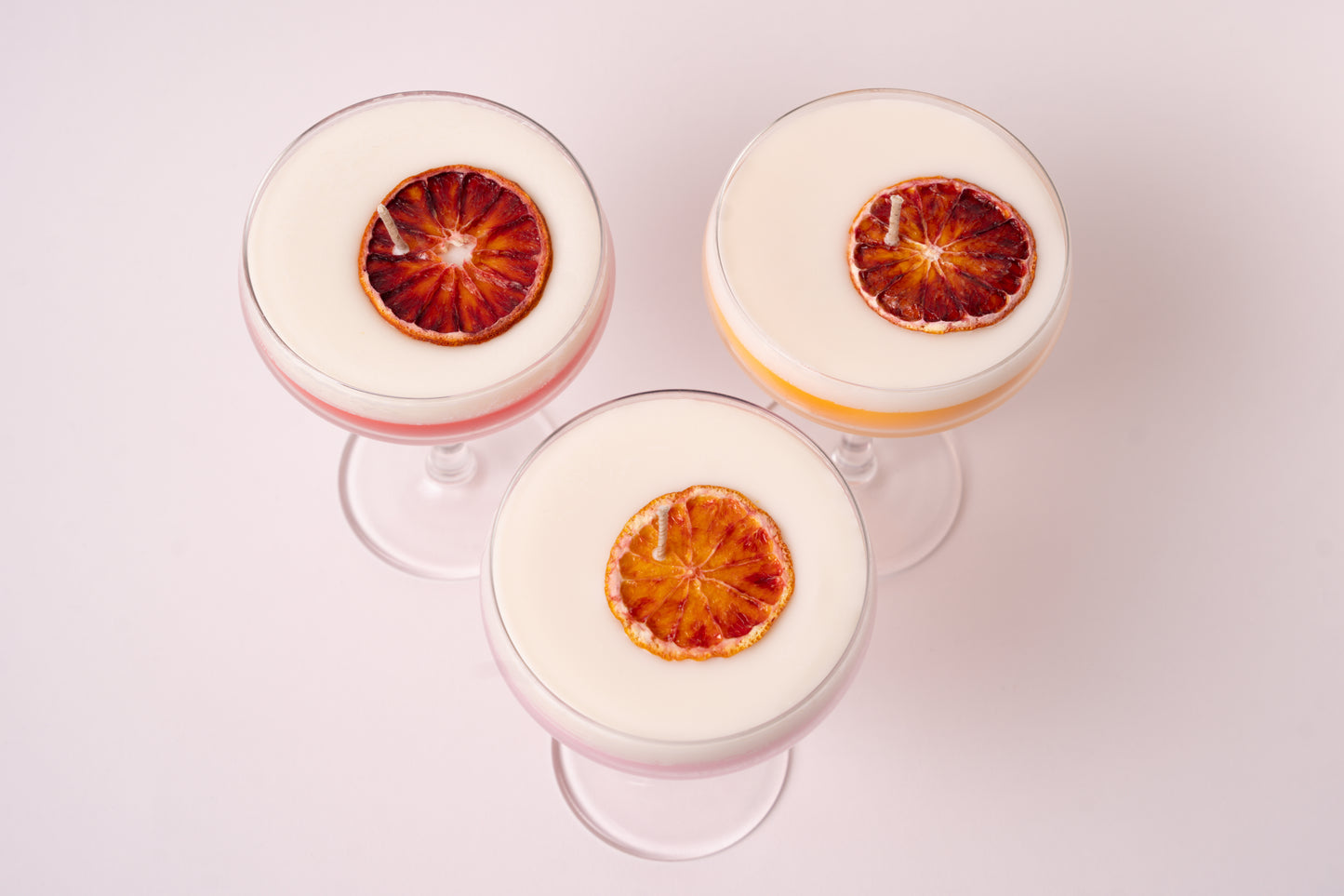 Cocktail candles duo set