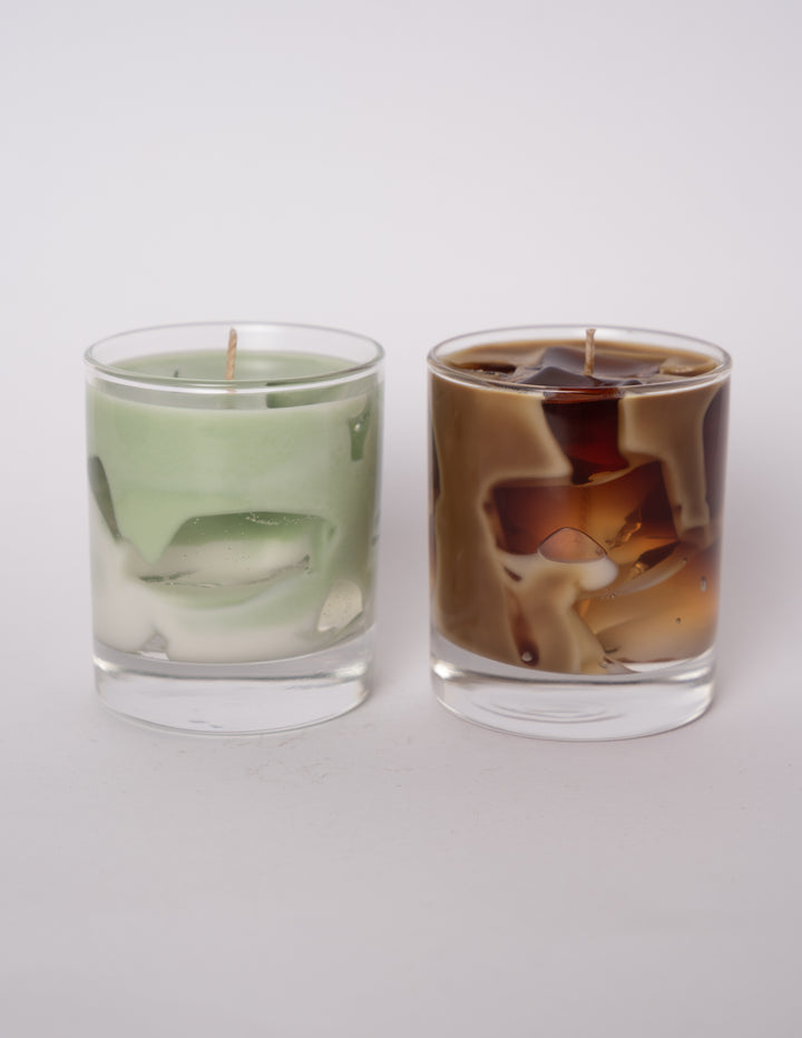 Iced duo set (matcha & coffee)