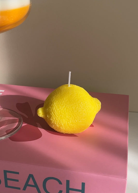 Lemon candle