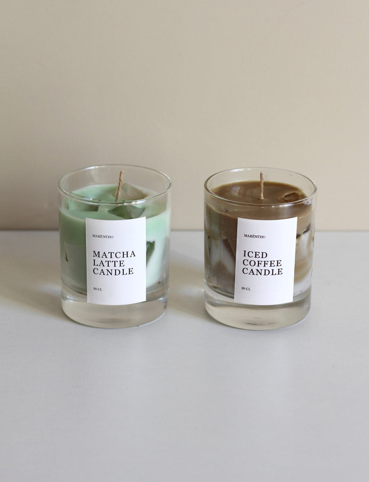 Iced duo set (matcha & coffee)