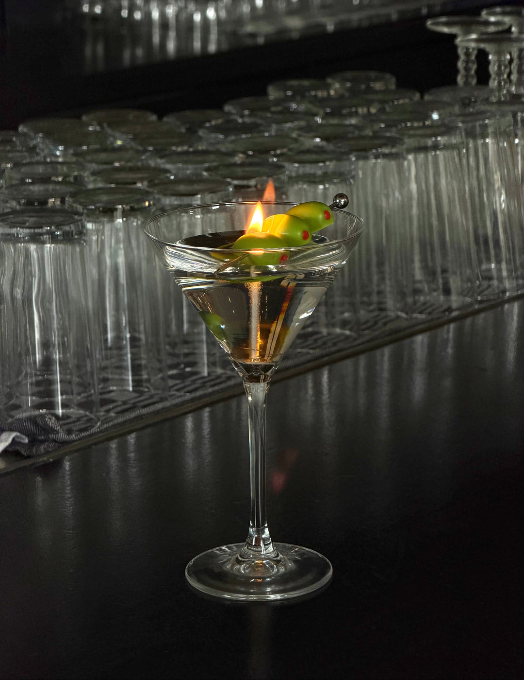 Dirty Martini Cocktail kaars
