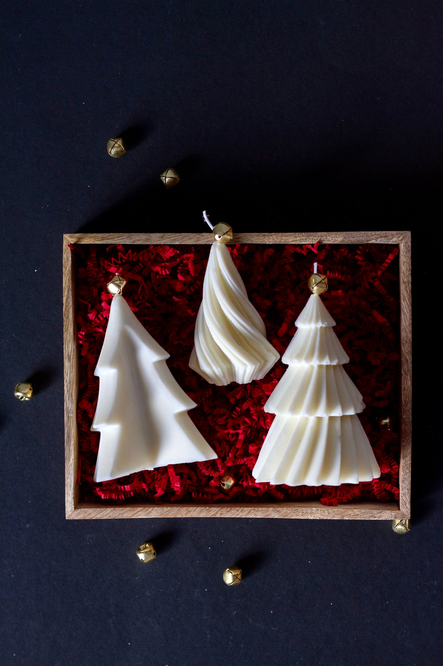 Christmas tree candles set