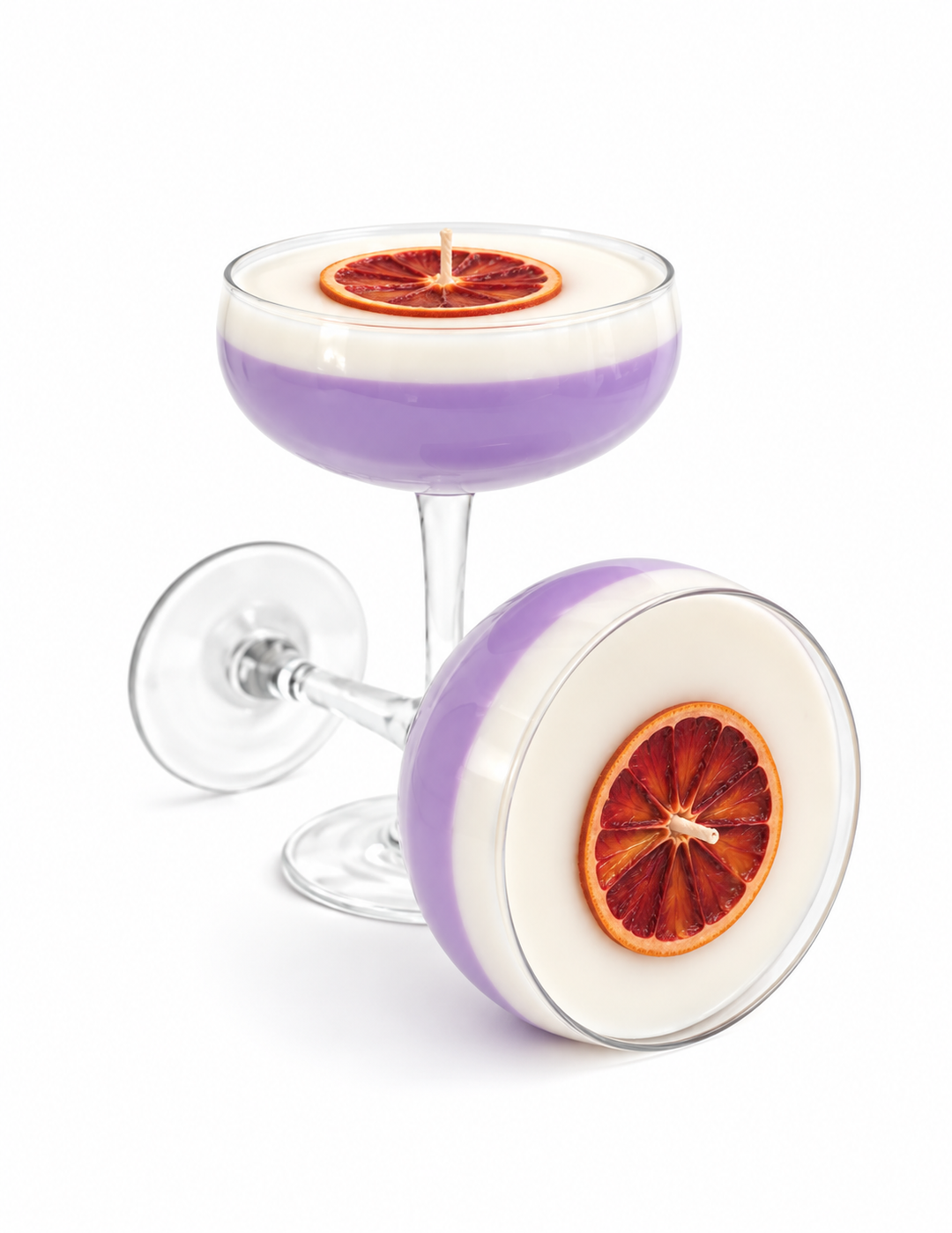 Lady violet cocktail kaars