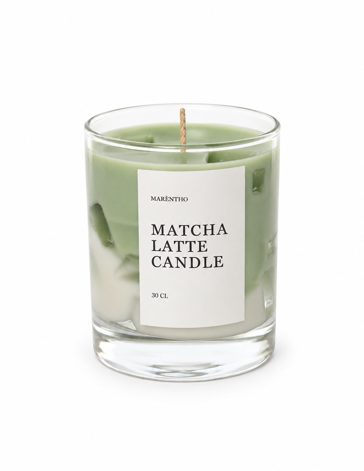 Matcha latte kaars