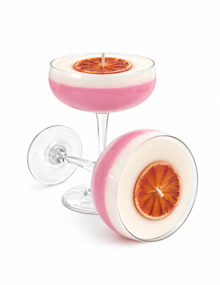 Pink Lady cocktail kaars