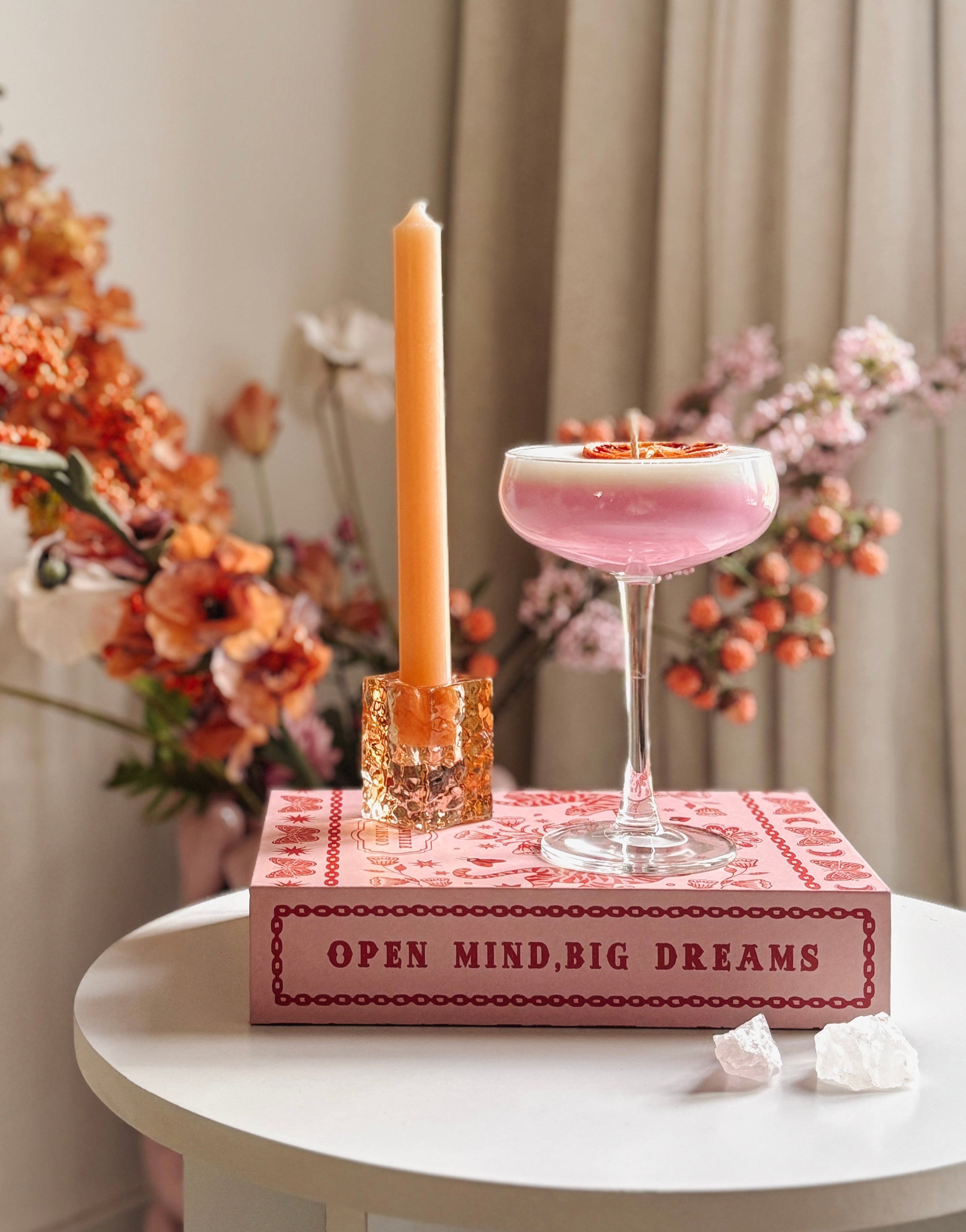 Pink Lady cocktail kaars